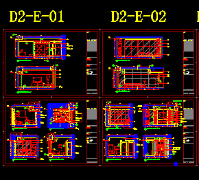 杭州钱江新城+4号楼+D2型公寓室内设计图
